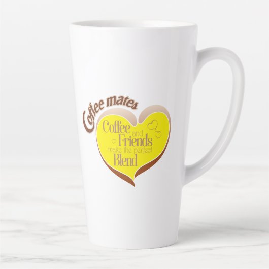 Tasse de latte pour compagnons de café (Droite)
