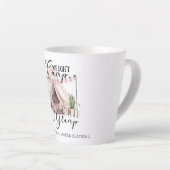 Tasse de Latte pour Invitée de Fête de Fiançailles (Angle droit)