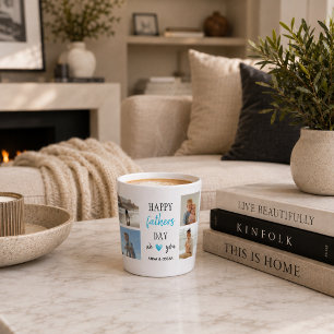 Tasse de latte pour la fête des pères Photos pe