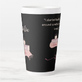 Tasse de Latte pour une Vie de Lecture Confortable (Devant)