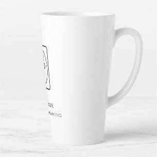 Tasse de latte promotionnelle avec logo d'entrepri