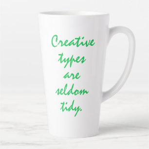 Tasse de Latte Rarement Rangée pour les Types Créa