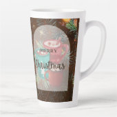 tasse de latte style Noël (Droite)