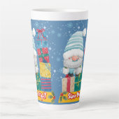 tasse de latte style Noël (Devant)