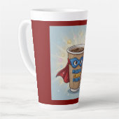 Tasse de latte Superpower de Maman (Angle gauche)