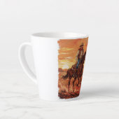 Tasse de Latte sur le thème de la chevauchée de co (Angle gauche)