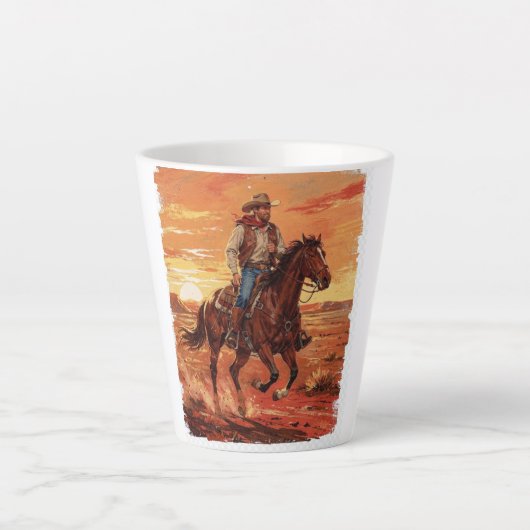Tasse de Latte sur le thème de la chevauchée de co (Devant)