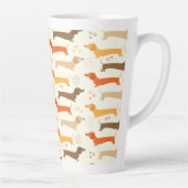 Tasse de latte teckel (Droite)