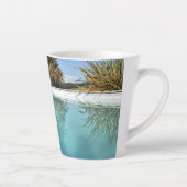 Tasse de Latte Teintes Bleues (Droite)