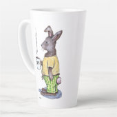 Tasse de latte WTF Rabbit (Angle gauche)