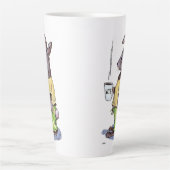 Tasse de latte WTF Rabbit (Devant)