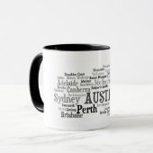 Tasse de l'AUSTRALIE (Devant gauche)