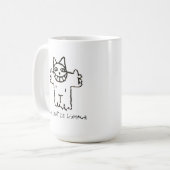 TASSE DE LE CHAT DE L'AMOUR (LE CAT D'AMOUR) (Devant gauche)