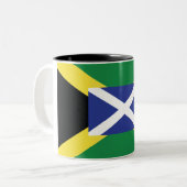 Tasse de l'Ecosse/de Jamaïque (Devant gauche)