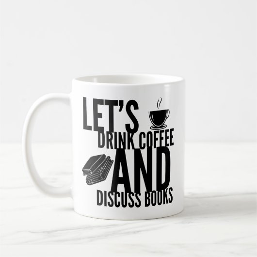 Tasse de lecture de livres de café (Gauche)