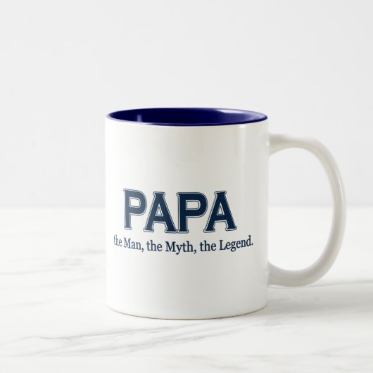 Tasse de légende de mythe d'homme de papa (Droit)