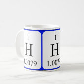 Tasse de l'élément 1 - hydrogène (Devant gauche)
