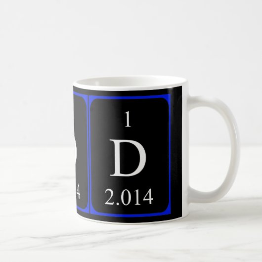 Tasse de l'élément 1a - deutérium (Droite)