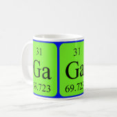 Tasse de l'élément 31 - gallium (Devant gauche)