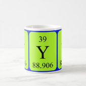 Tasse de l'élément 39 - yttrium (Centre)