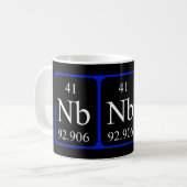 Tasse de l'élément 41 - niobium (Devant gauche)