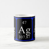 Tasse de l'élément 47 - argent (Centre)