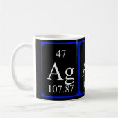 Tasse de l'élément 47 - argent (Gauche)
