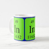 Tasse de l'élément 49 - indium (Devant gauche)