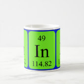 Tasse de l'élément 49 - indium (Centre)