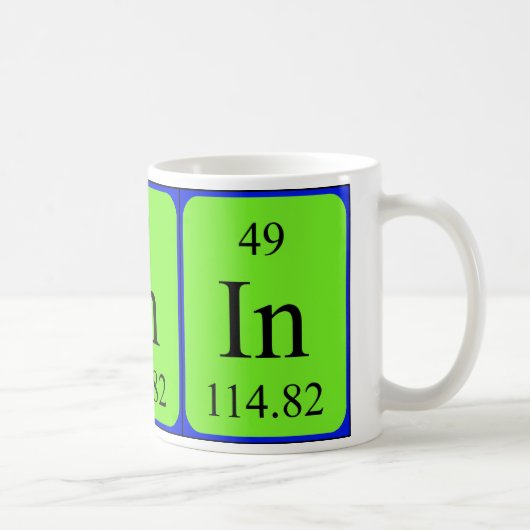 Tasse de l'élément 49 - indium (Droite)