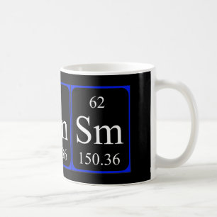 Tasse de l'élément 62 - samarium