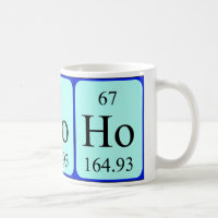 Tasse de l'élément 67 - holmium