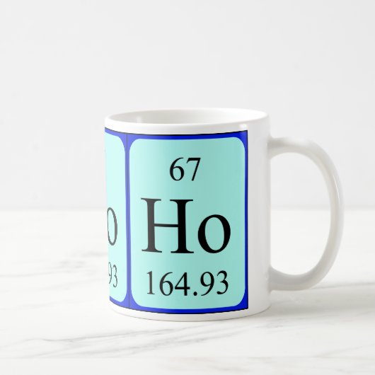 Tasse de l'élément 67 - holmium (Droite)