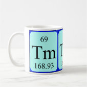 Tasse de l'élément 69 - thulium (Gauche)
