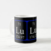 Tasse de l'élément 71 - lutécium (Devant gauche)