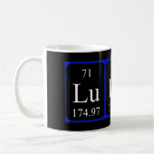 Tasse de l'élément 71 - lutécium (Gauche)