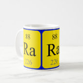 Tasse de l'élément 88 - radium (Devant gauche)