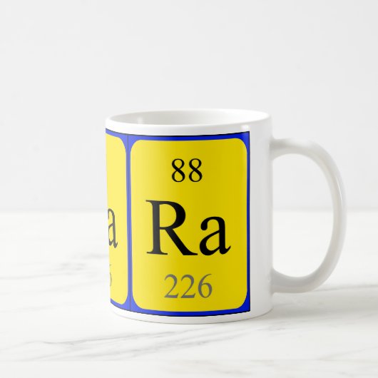 Tasse de l'élément 88 - radium (Droite)