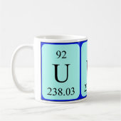 Tasse de l'élément 92 - uranium (Gauche)