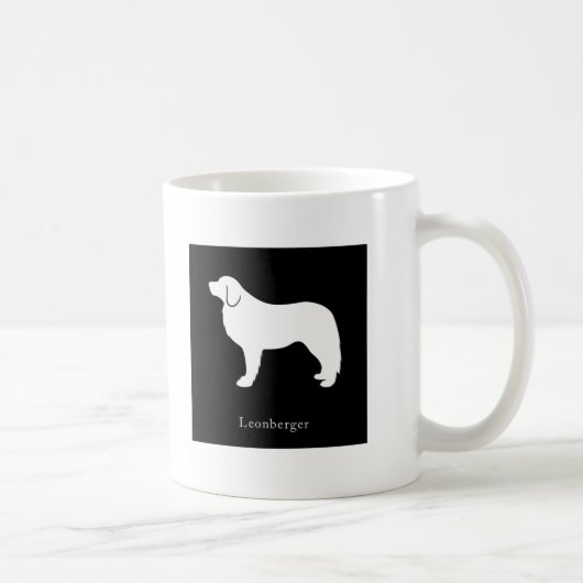 Tasse de Leonberger (noir) (Droite)