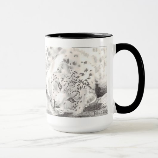 Tasse de léopard de neige (Droite)