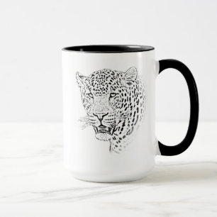 Tasse de léopard - série de l'Afrique
