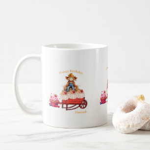 Tasse de l'épouvantail de joyeux anniversaire Hall
