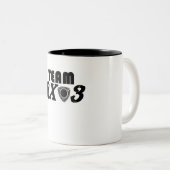 Tasse de l'équipe Rx3 (Devant droit)