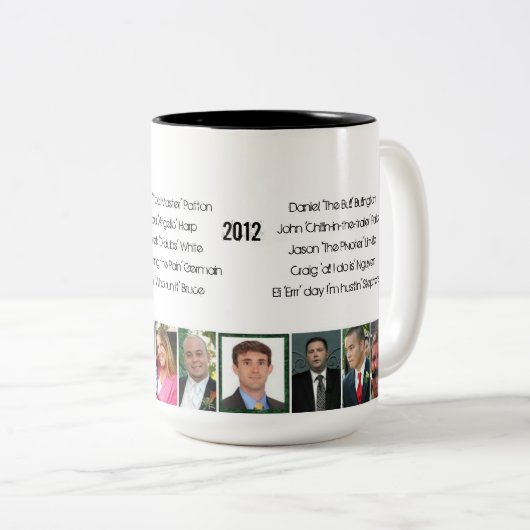 Tasse de l'équipe TOJO 2012 (Devant droit)