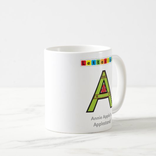 Tasse de Letterland | aa (Devant droit)
