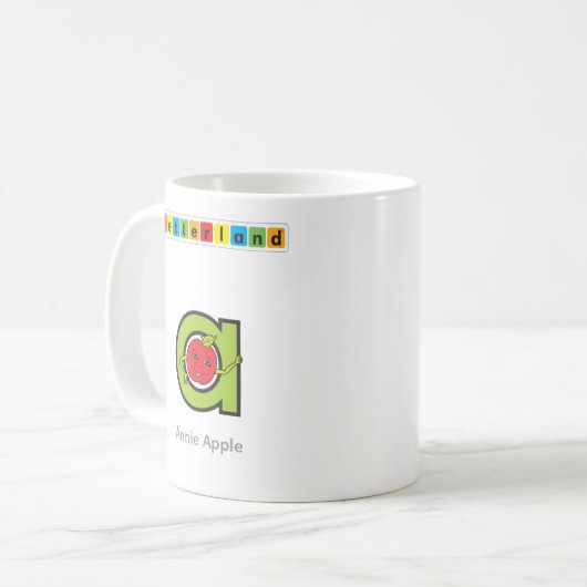Tasse de Letterland | aa (Devant gauche)
