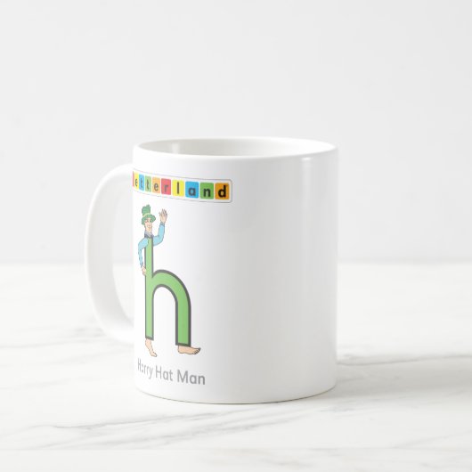 Tasse de Letterland | Hh (Devant gauche)