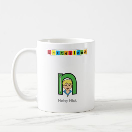 Tasse de Letterland | Nn (Gauche)