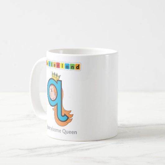 Tasse de Letterland | Qq (Devant gauche)